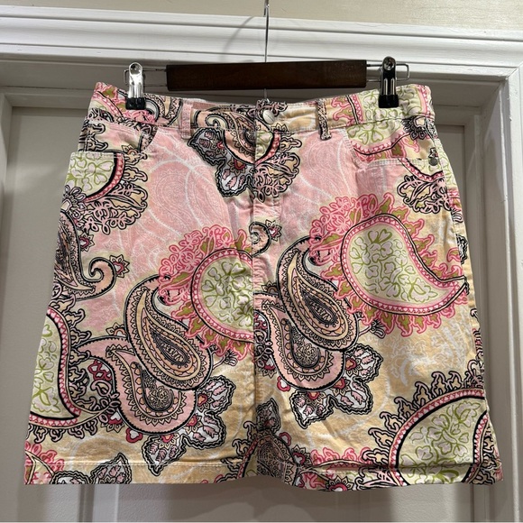croft & barrow Pants - Croft & Barrow Paisley Women's Skort Size 8